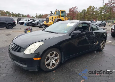 2007 Infiniti G35 from USA, damaged, VIN JNKCV54E97M907610